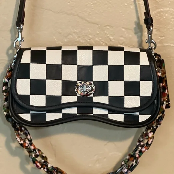 希少 Coach shoulder bag 2way check pattern s-l1200.jpg